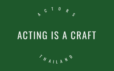 Acting is a craft