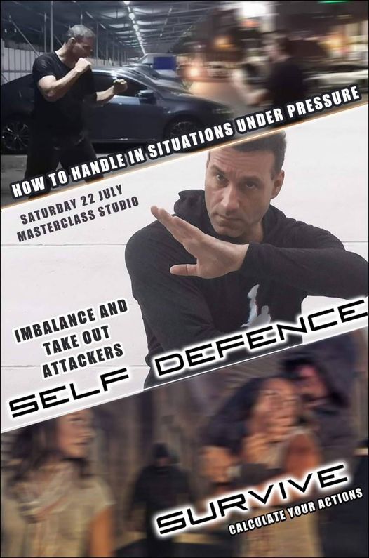 Ron Smoorenburg’s – Self Defense Workshop
 You will learn: 
 – how to make attackers loose their balance
 – how to prote…
