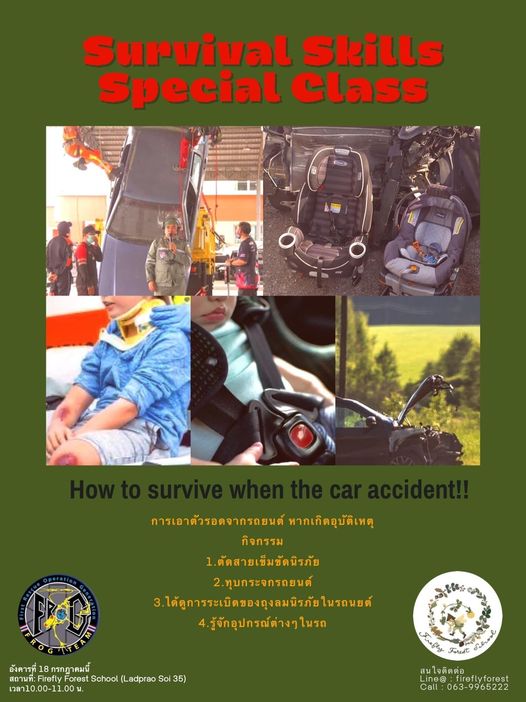 “How to survive a car accident” – Workshop
 This coming Tuesday, 08.08. from 10-11am we have a very special and exciting…